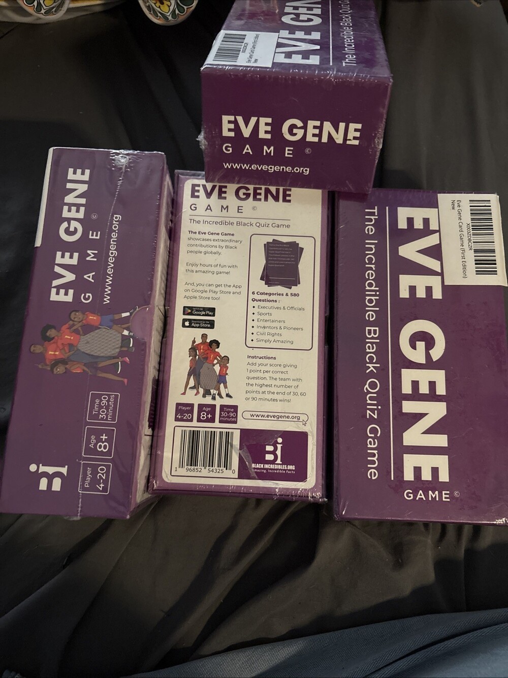 Eve Gene Card Game: African American Fun Familiy Game-NEW